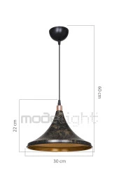 Modelight Kalyon Sarkıt Siyah thumbnail 3