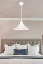 Modelight Kobe Tekli Sarkıt Beyaz thumbnail 1