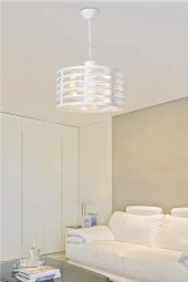 Modelight Kuzey 3’Lü Yuvarlak Beyaz Avize thumbnail 1