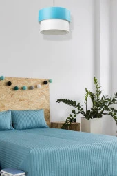 Modelight Monte 2li Turkuaz Avize thumbnail 1