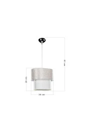 Modelight Monte Oval Krem Sarkıt thumbnail 4