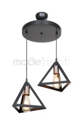 Modelight PRİZMA 2Lİ AVİZE BAKIR LALELİ SALON-OTURMA ODASI-ÇOCUK ODASI-YEMEK-YATAK ODASI--ANTRE-MUTFAK thumbnail 2