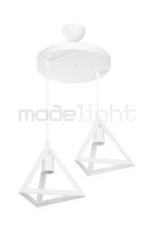 Modelight PRİZMA 2Lİ AVİZE BEYAZ SALON-OTURMA ODASI-ÇOCUK ODASI-YEMEK-YATAK ODASI--ANTRE-MUTFAK thumbnail 3