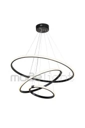 Modelight Rıng 3lü Ledli Avize Siyah Salon-oturma Odası-çocuk Odası-yatak Odası-yemek Odası-antre-mutfak thumbnail 2