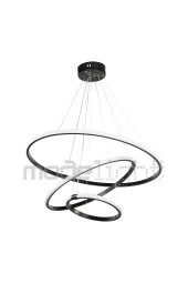 Modelight Rıng 3lü Ledli Avize Siyah Salon-oturma Odası-çocuk Odası-yatak Odası-yemek Odası-antre-mutfak thumbnail 3