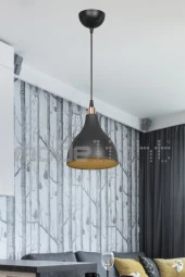 Modelight Ronda Tekli Sarkıt Siyah / Salon - Oturma Odası - Çocuk Odası - Yemek Odası - Mutfak - Antre - Hol thumbnail 1