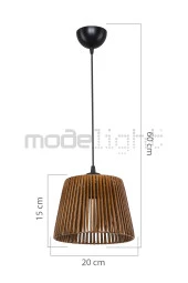 Modelight Rüya Konik Sarkıt Kahve 20lık/salon-oturma Odası-çocuk Odası-yemek Odası-mutfak-antre-hol thumbnail 2