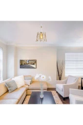 Modelight Savran Tekli Halat Sarkıt Beyaz Patineli thumbnail 1