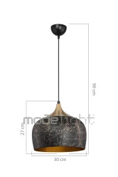 Modelight Sante Metal Sarkıt Siyah thumbnail 2