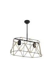 Modelight Selva 2li Sıralı Halatlı Avize Siyah-asz.1028 thumbnail 1