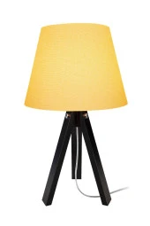 Modelight Siyah Ayak Sarı Şapka Deko Abajur thumbnail 2