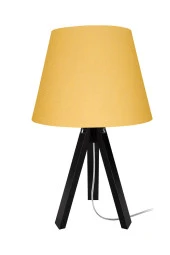 Modelight Siyah Ayak Sarı Şapka Deko Abajur thumbnail 1