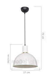 Modelight Tana Tekli Sarkıt Krem thumbnail 4