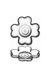 54521 Yonca Cam 6lı Çay Tabağı Bardak Altlığı - 2