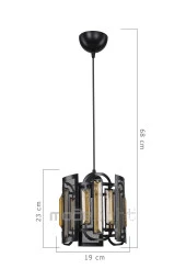 Modelight Tanda Tekli Sarkıt Siyah thumbnail 4