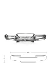 54521 Yonca Cam 6lı Çay Tabağı Bardak Altlığı - 3