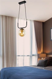 Modelight Terena Tekli Sarkıt Siyah thumbnail 1