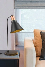 Modelight Porto Masa Lambası Siyah thumbnail 1