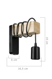 Modelight Akya Aplik Siyah - 4