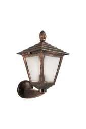 Modelight Dış Mekan Kare Fener Aplik Bakır - 1