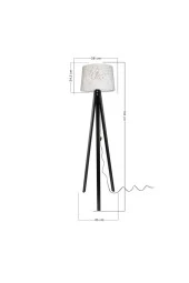 Modelight Deko Lambader Siyah Ayak / Saroz Şapka thumbnail 2