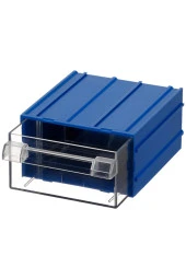 MANO Mk-20 Plastik Çekmeceli Kutu Mavi 100 mm X 140 mm X 52 mm thumbnail 1