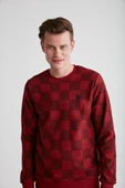 U.S Polo Assn 18713 Erkek Bordo Yuvarlak Yaka Pijama Takımı - 5