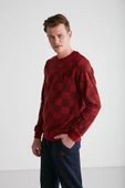 U.S Polo Assn 18713 Erkek Bordo Yuvarlak Yaka Pijama Takımı - 4
