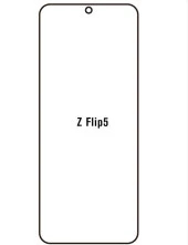 Galaxy Z Flip5 Premium Uyumlu Ön+Arka Body Şeffaf Ultra koruyucu Nano Jelatin thumbnail 6