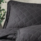 Clasy Ranforce Yatak Örtüsü Tek Kişilik Tafana V1 Antrasit - 2