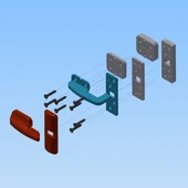 Lüks Emniyet Kancası Beyaz thumbnail 5