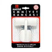 Lüks Emniyet Kancası Beyaz thumbnail 1