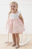 Bebek Kız Çocuk Doğum Günü Parti Düğün Elbise Tüllü Tütü Astarlı Çocuk Giyim bebek giyim Kız Bebek ELBYPMK - 7