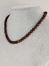 Bronzit Taşı Kolye 6mm thumbnail 2