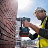 Bosch Profesyonel GSB 18V-150 C Akülü Darbeli Delme Vidalama 2x8 AH - 06019J5105 - 2