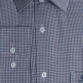 5116 Kazayağı Desenli Classic Gömlek - 2