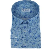 5204 Desenli Klasik Gömlek - 1