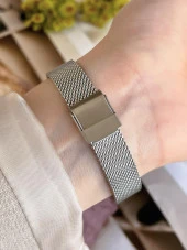 FERRO GoldSilver Hasır Kordonlu Renk Atmaz 30 Metre Suya Dayanıklı Özel Tasarım Kadın KolSaati 21224 thumbnail 4