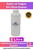 Özel Üretim Kalıcı Kaliteli Yoğun Yağ Bazlı Tüm Ürünlerle Kullanıma Uygun Kivi Mum Esansı 2 LT - 1