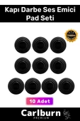 Özel Üretim Yüksek Kaliteli Tutkal Araba Araç Bagaj Kapısı Darbe Ses Emici Pad Seti 10 Adet - 1