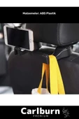 Özel Üretim Tüm Araçlarla Uyumlu Sağlam Otomobil Araba Oto Koltuk Arkası Telefon Tutucu Askılık - 4