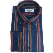 5100 Çizgili Classic Gömlek thumbnail 2