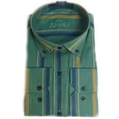 5100 Çizgili Classic Gömlek thumbnail 3