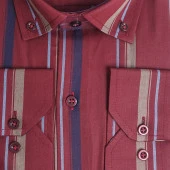 5100 Çizgili Classic Gömlek thumbnail 4