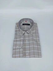 2616 Kareli Slim Fit Gömlek - 1