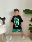 ERKEK ÇOCUK MINECRAFT PAMUK DESENLİ ŞORTLU TAKIM - 10