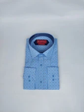2470 Desenli Slim Fit Gömlek - 1
