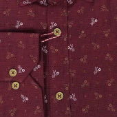 2490 Desenli Slim Fit Gömlek - 1