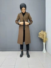 5164 Çıt Çıt Detaylı Kışlık Ceket - 1