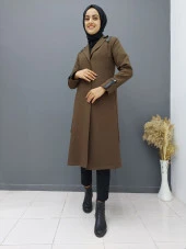 5164 Çıt Çıt Detaylı Kışlık Ceket - 3